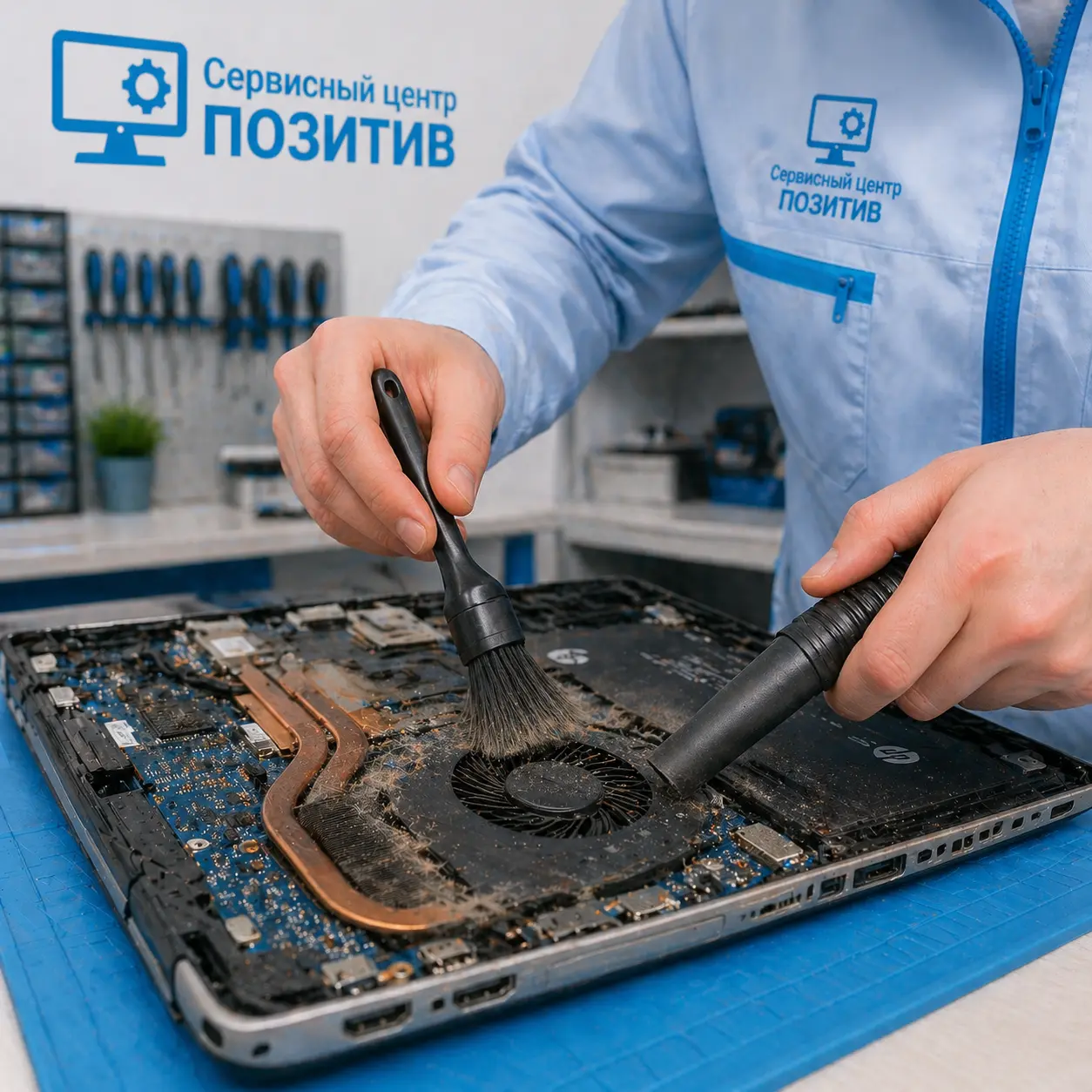 чистка ноутбука HP в Заречном