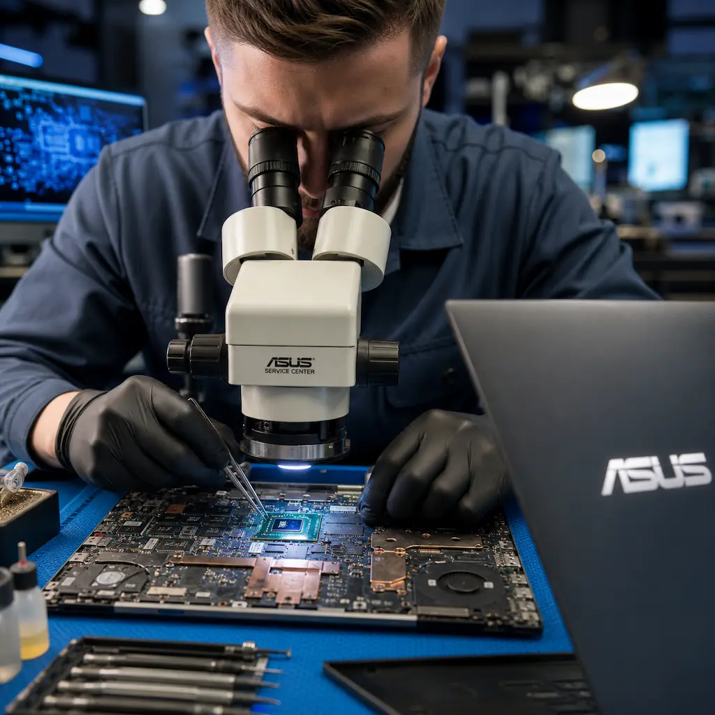 Замена видеокарты ноутбука Asus в Заречном