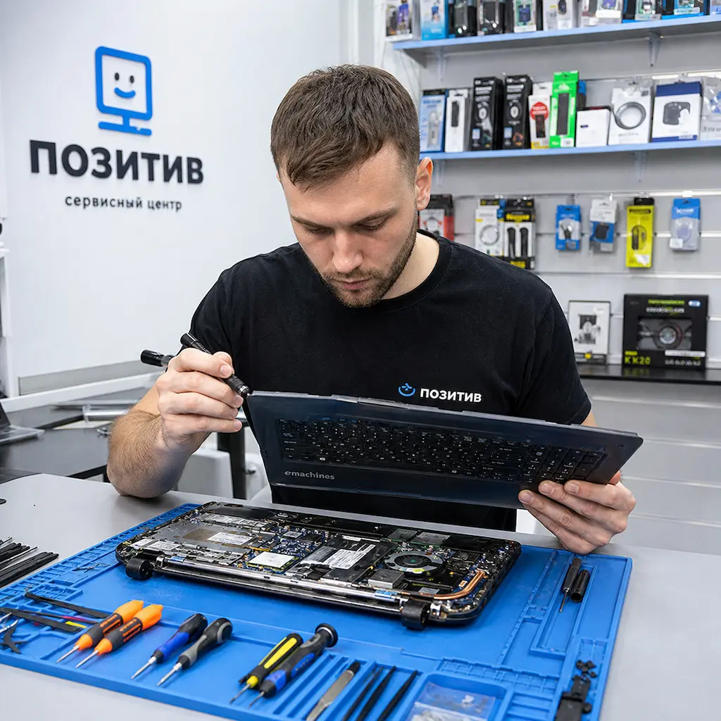 заменить клавиатуру на ноутбуке Emachines в Заречном
