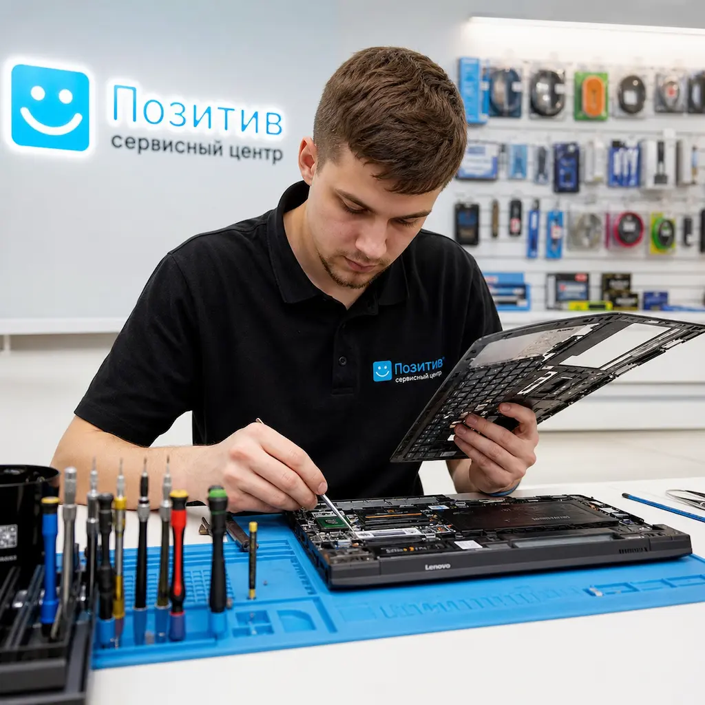 заменить клавиатуру на ноутбуке Lenovo в Заречном
