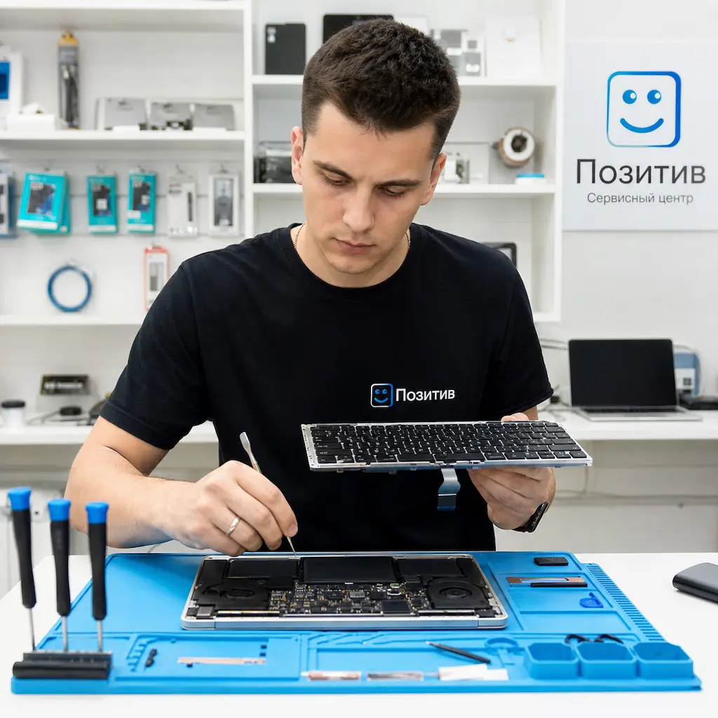 заменить клавиатуру на Apple Macbook в Заречном