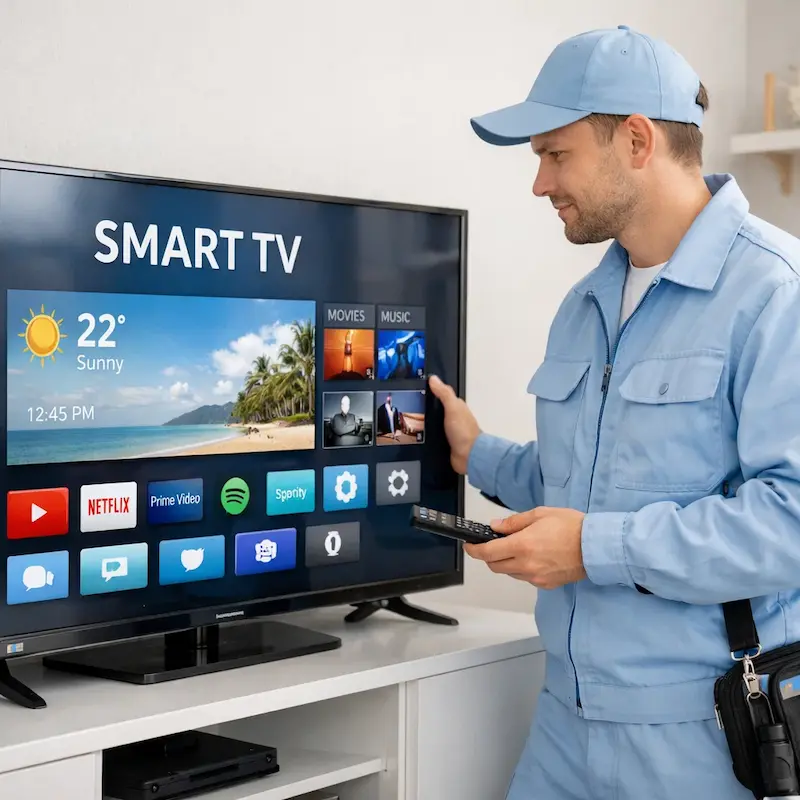 Настройка Smart TV в Заречном
