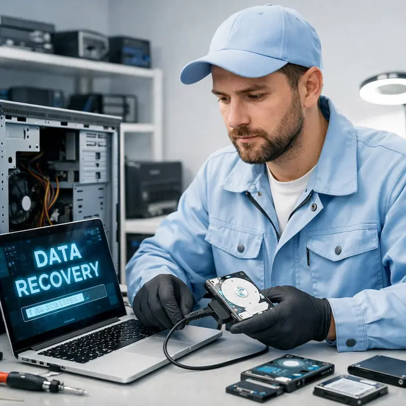 Восстановление файлов в Заречном