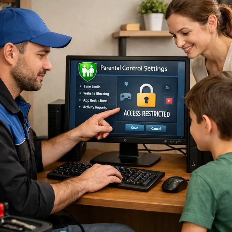 Родительский контроль на компьютере и ноутбуке в Заречном