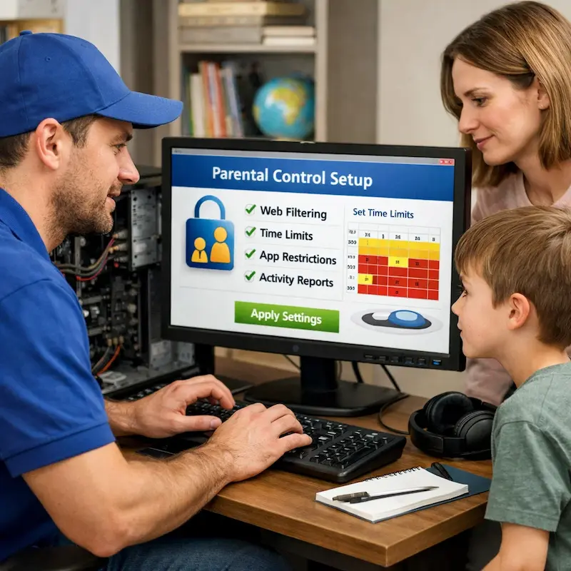 установка родительского контроля в Заречном