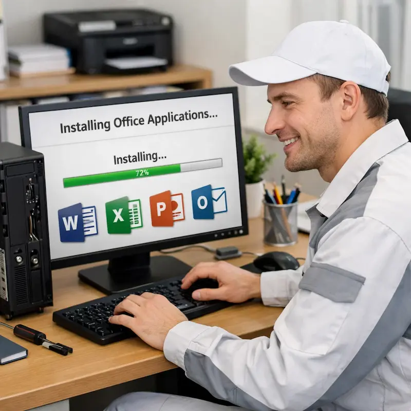 Установка и настройка программ на компьютере в Заречном