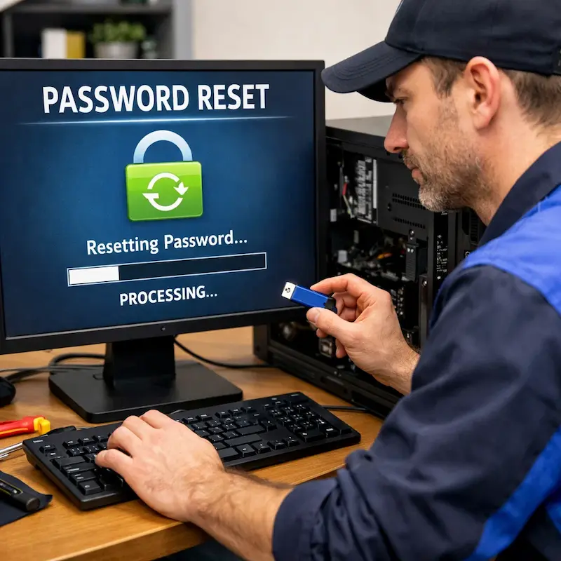 Удаление пароля на компьютере в Заречном