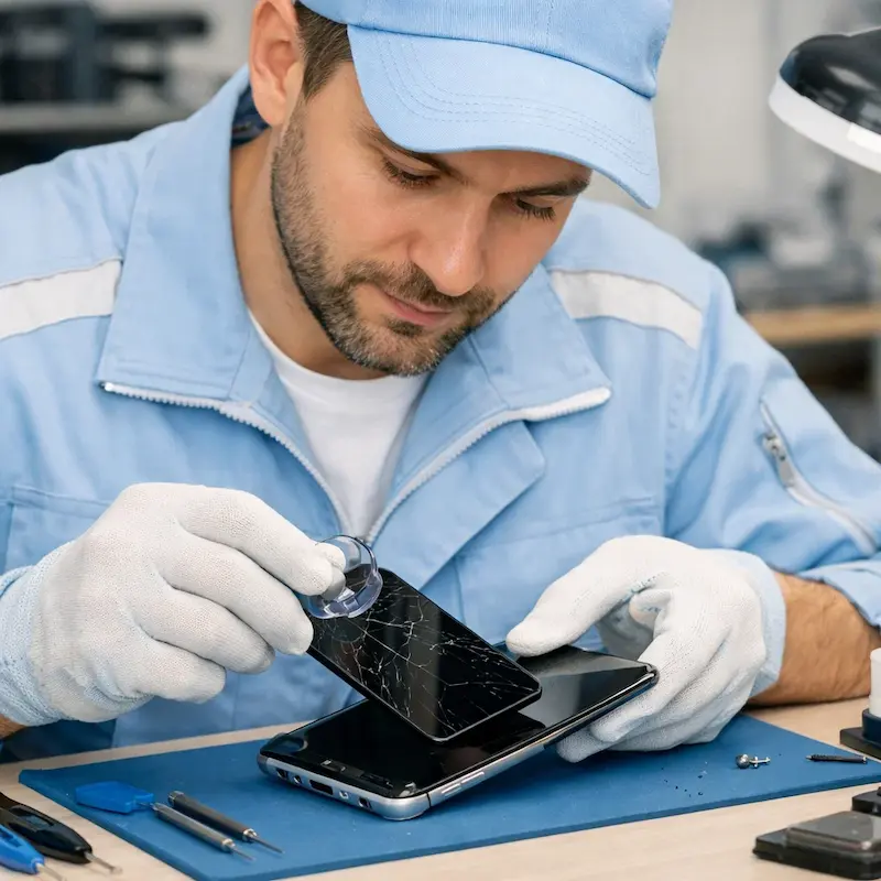 Заменить сенсорное стекло на смартфоне в Заречном